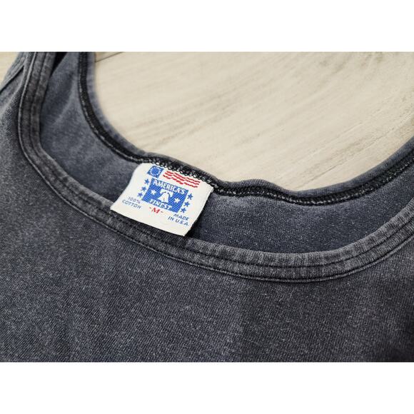 Vtg 80s University Of Miami Hurricanes Tank Top Size M Made In USA UM 1989 - Picture 2 of 4